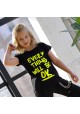 Футболка EVERY THING WII BE OK черная